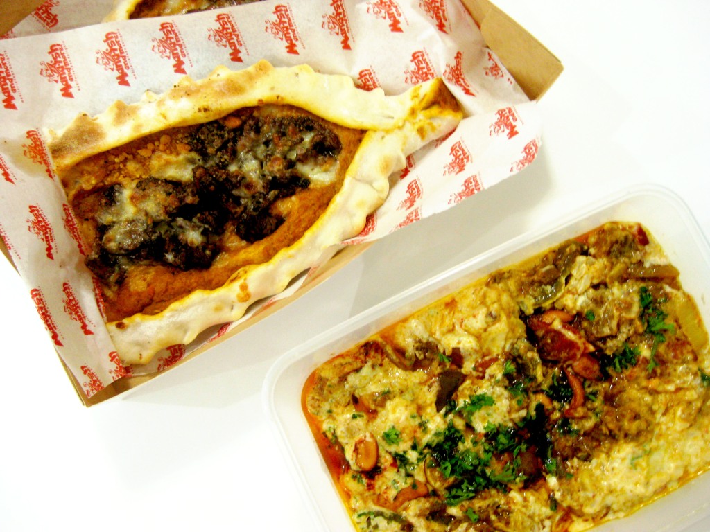 Mana-ish Shawarma Donner Mana-ish and Eggplant Fattteh delivered by Quickdelivery
